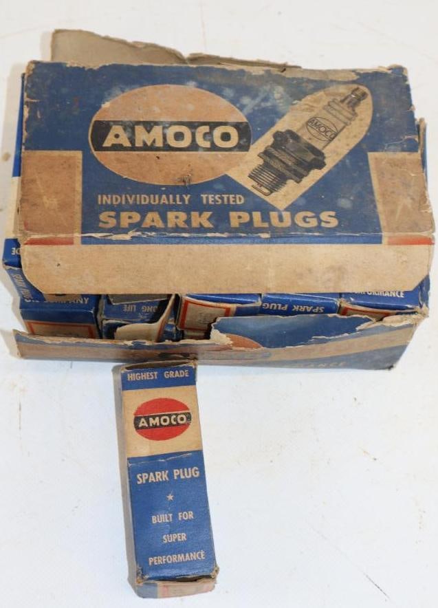 Group of 11 Amico Spark Plugs in Original Boxes: 1.25x1.25x4 Each