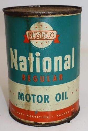 N. M. Co. National Metal One Quart Oil Can (1 of 5)