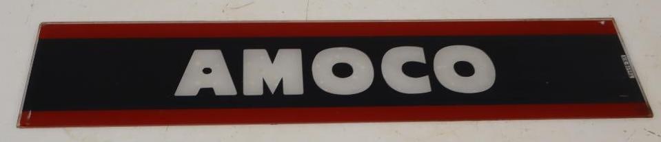 Amoco Gas Pump Advertising Ad Glass (1 of 4)