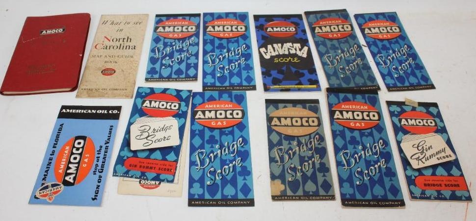 Group of 5 Amoco Bridge, Rummy & Canasta Scorebooks & Notepads (1 of 5)