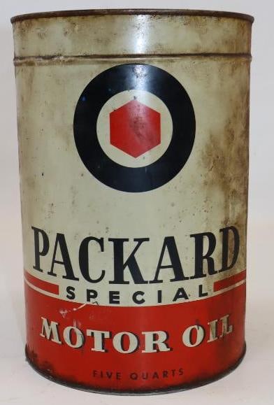 Packard Special Metal Five Quart Oil Can (1 of 5)