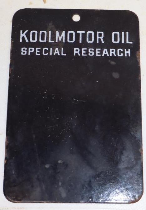 Cities Service Cool Motor Special Research Porcelain Strike Plate Sign (1 of 2)