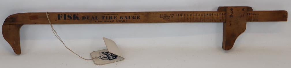 Group of 2 Fisk Dual Tire Gauge & Unused Sales Price Tag (1 of 4)