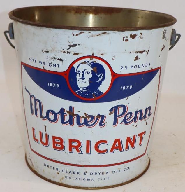 Mother Penn Twenty Five Pound Grease Can (1 of 3)