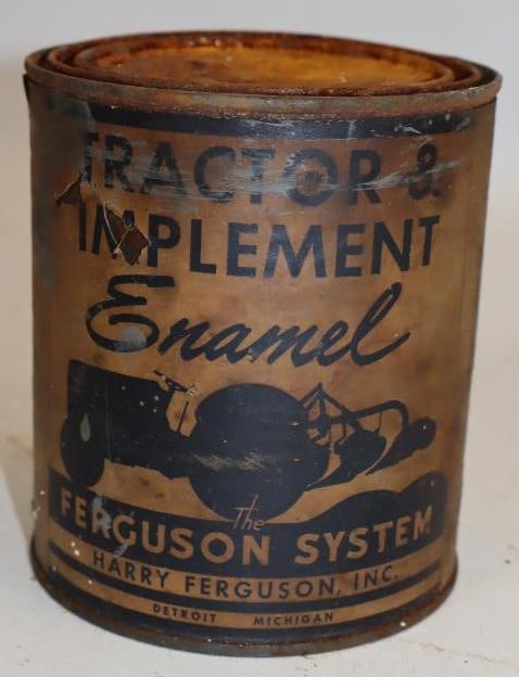 Ferguson Tractor Enamel Paint Can (1 of 2)