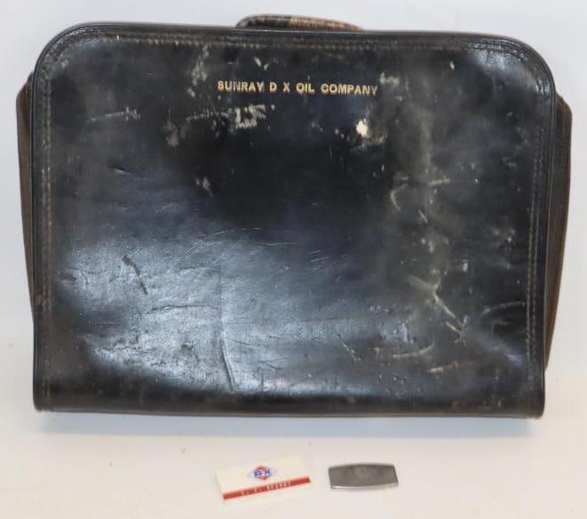 Group Of 3 DX Briefcase, Name Badge And Pocket Knife: Largest Is 16" x 12" x 3.5"