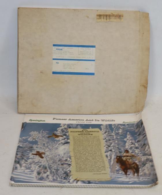 1990 Remington Pioneer America And Its Wildlife Calendar With Original Box (1 of 4)