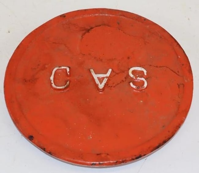 Embossed Gas Station Tank Lid (1 of 4)