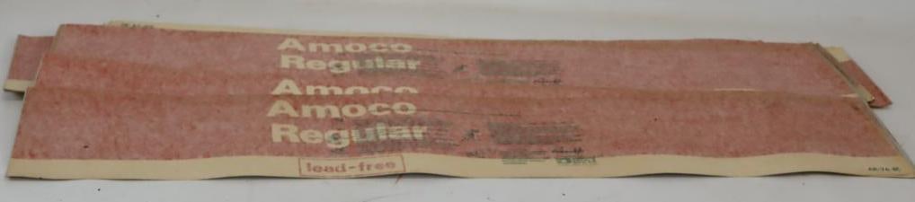 Large Group of Amoco Lead Free Regular Gas Pump Decals (1 of 5)