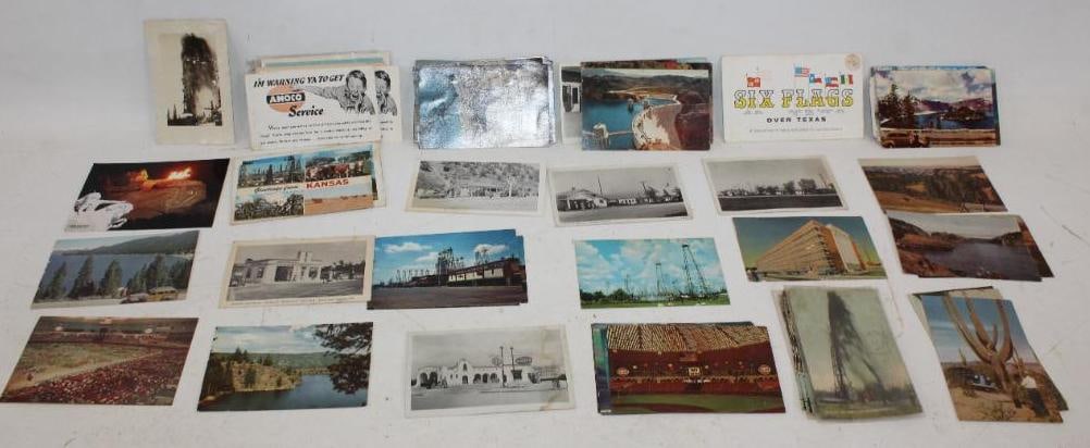Large Group of Amoco, Standard & Other Advertising Postcards: Largest is 6.5" x 4"