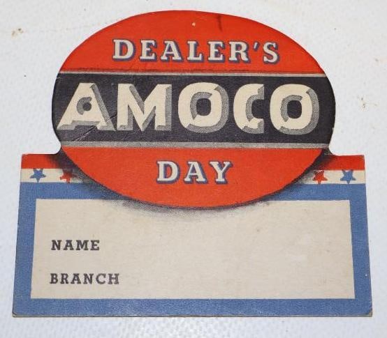 Dealers Amoco Day Heavy Cardstock Name Badge (1 of 2)