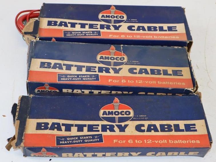 Group of 3 Amoco Battery Cables in Original Boxes (1 of 2)