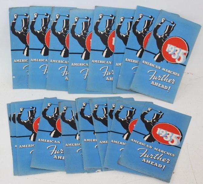 Group of 20 - 1935 American Marches Further Amoco Gas Pamphlets (1 of 3)