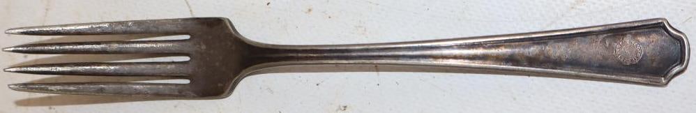 Silver Sinclair Oils Advertising Fork: 7.25" x 1"