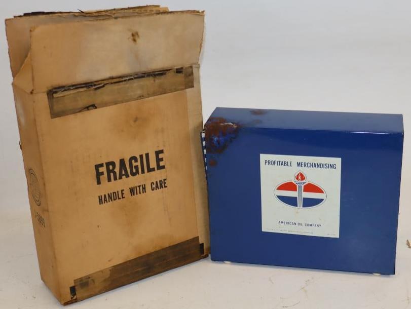 Standard Oil Book Cabinet in Original Box: 10" x 3.5" x 12"