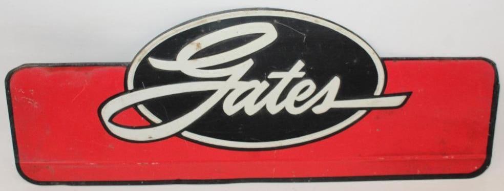 Gates Belts Embossed Rack Topper Sign (1 of 2)