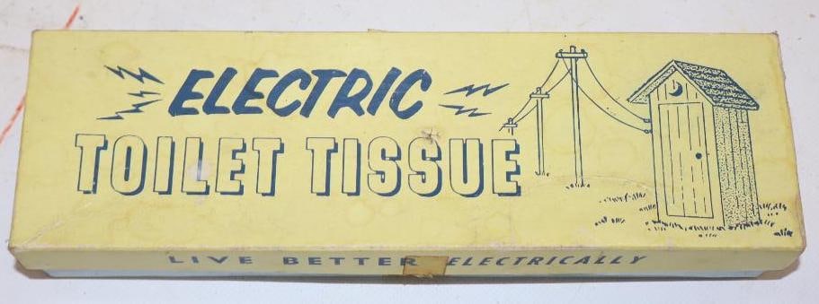 Electric Toilet Tissue Gag Gift in Original Box (1 of 4)