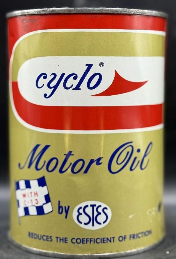 Cyclo Motor Oil One Quart Oil Can (1 of 6)
