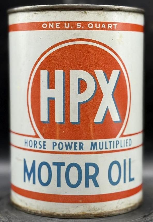 HPX Motor Oil One Quart Oil Can (1 of 6)
