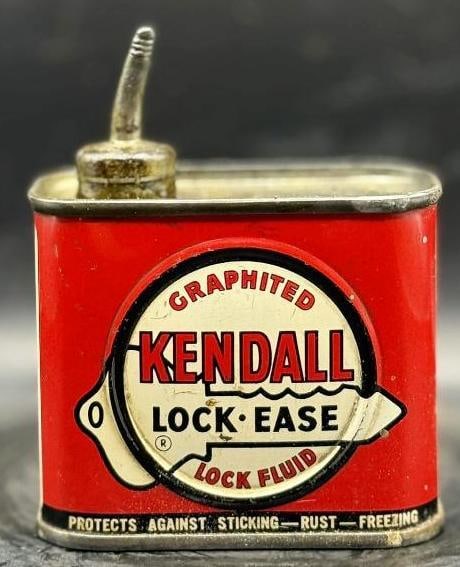 Kendall Lead Top Lock Fluid Oiler: Empty and clean