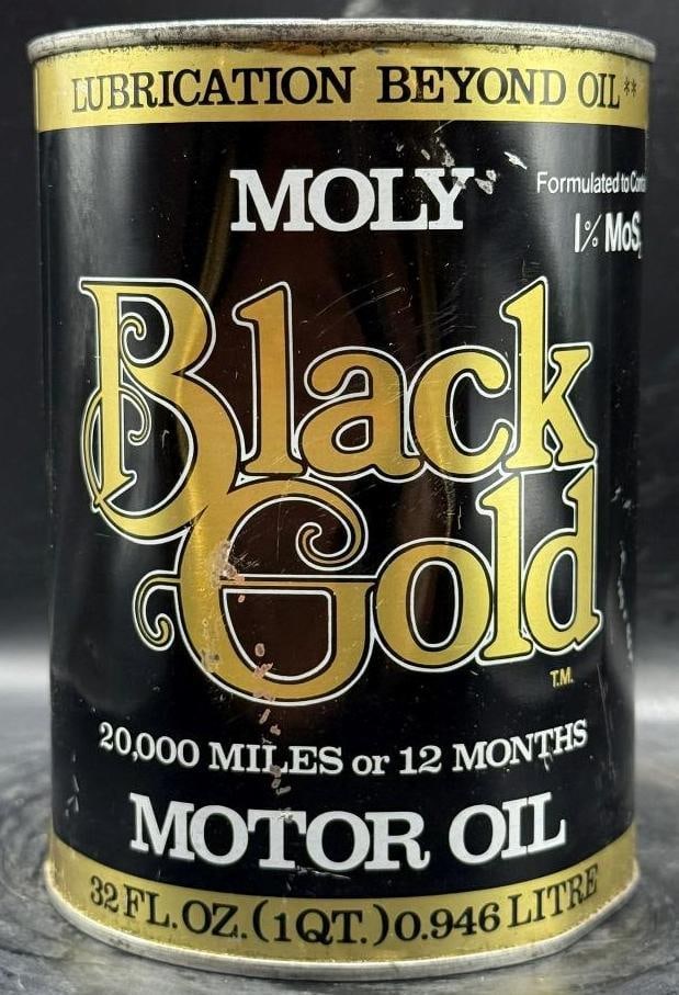 Moly Black Gold One Quart Oil Can (1 of 6)