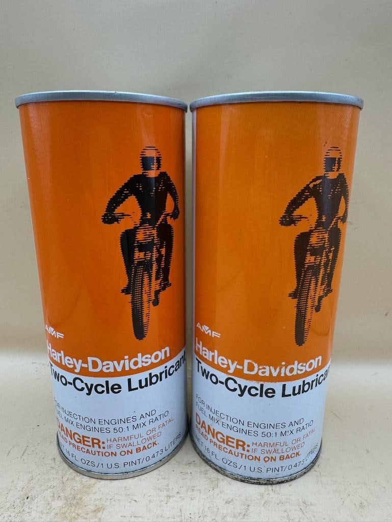 Harley Davidson Pint Pair: Both pints, both full