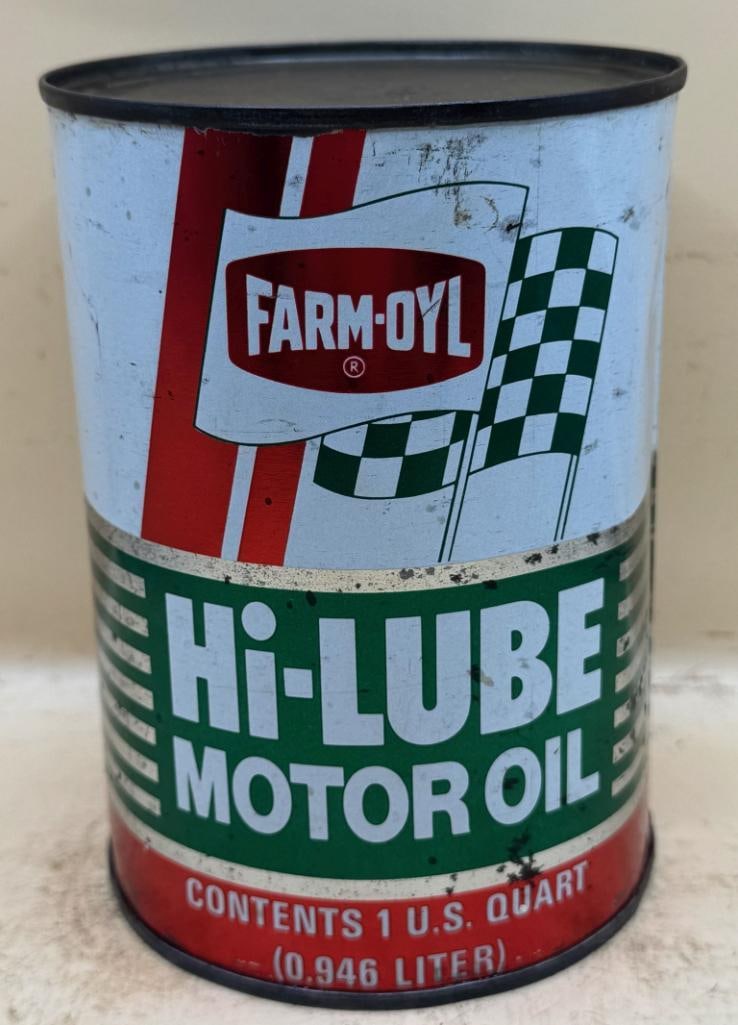Farm Oyl One Quart Oil Can: quart, FULL