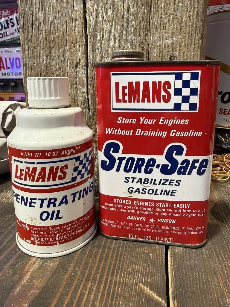 Lemans Oil Can Pair: Both full