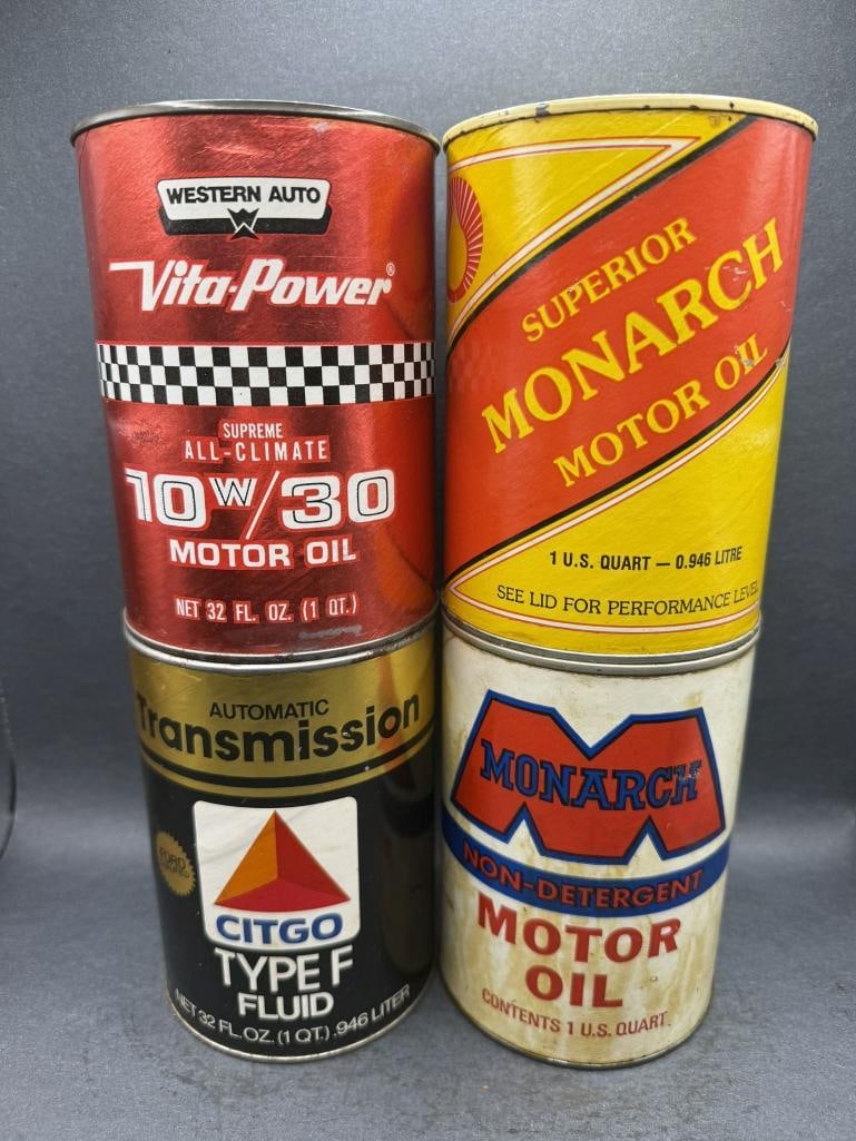4 Oil Can Bundle: All Composite, Citgo is full