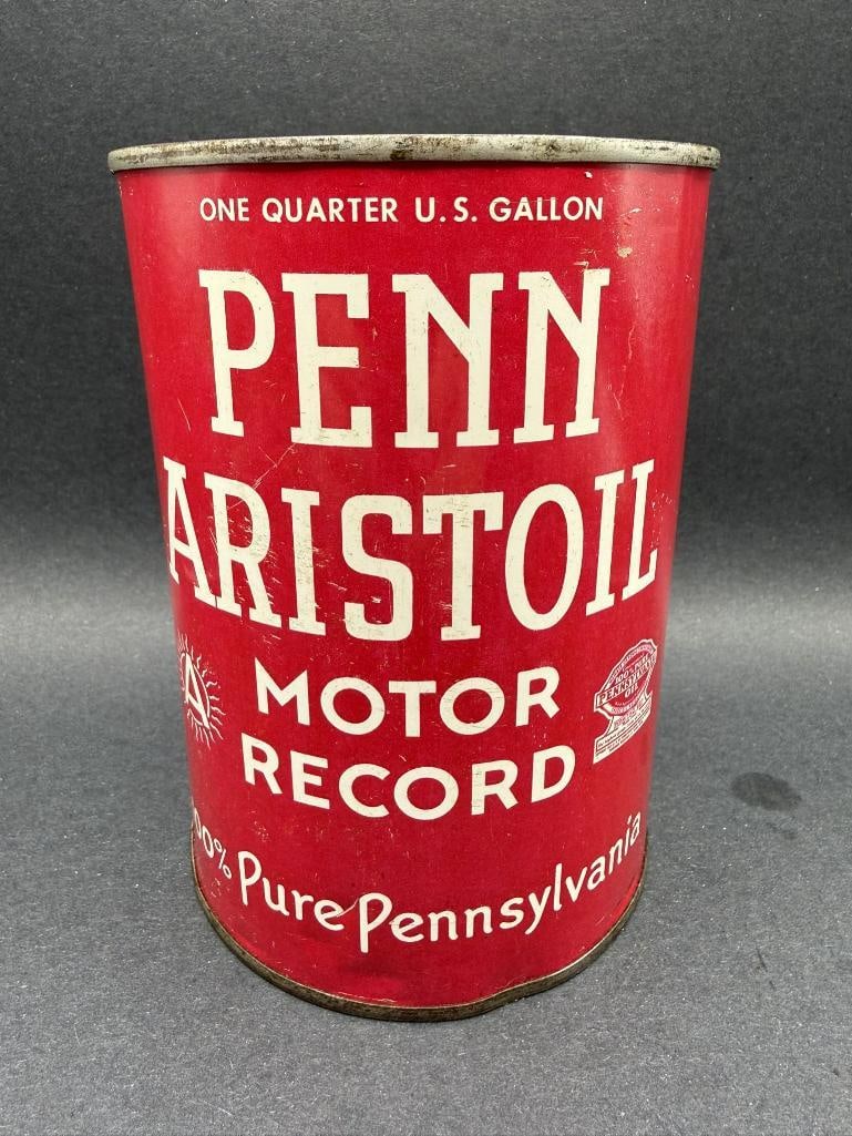 Penn Aristoil Oil Can: Quart, Empty