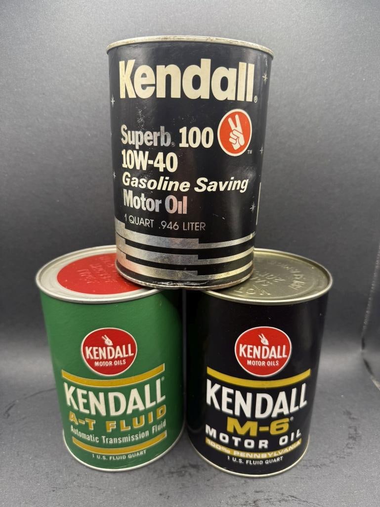 Kendall Oil Can Lot: All composite, all empty