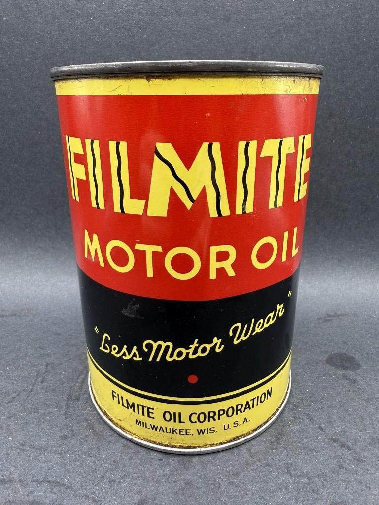 Filmite Oil Can: Quart, Empty
