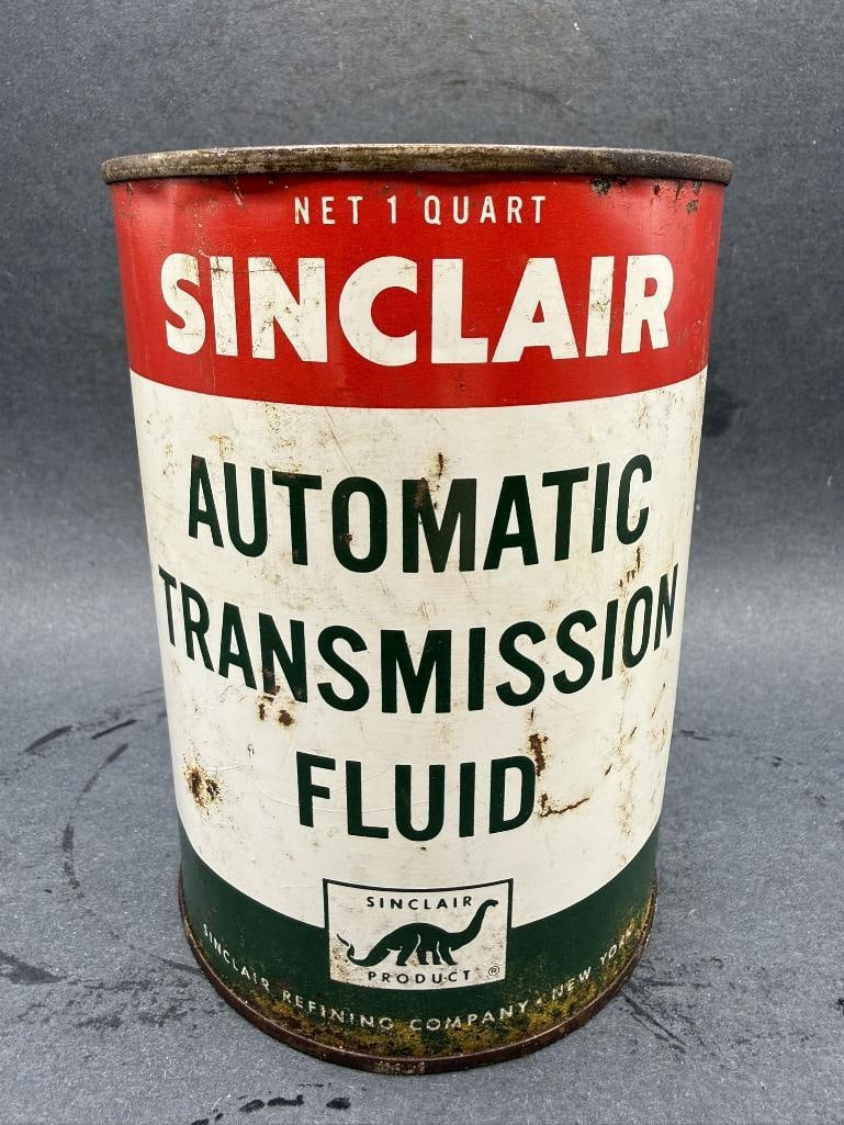 Sinclair ATF Oil Can: Quart, full