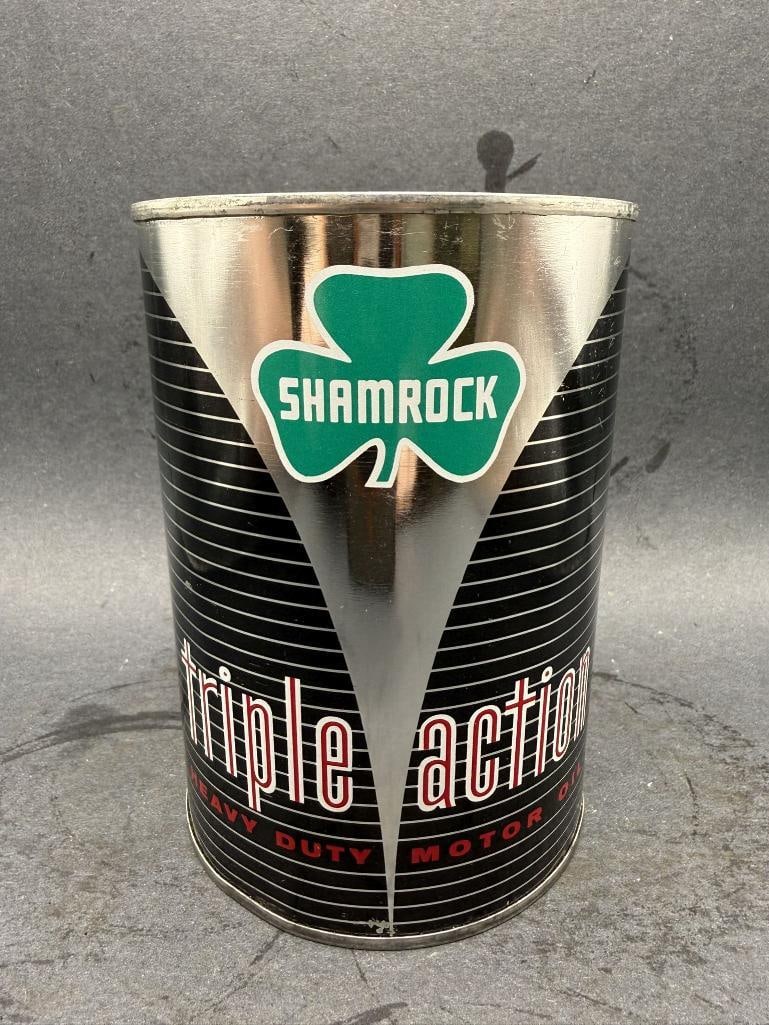 Shamrock Oil Can: Quart, full