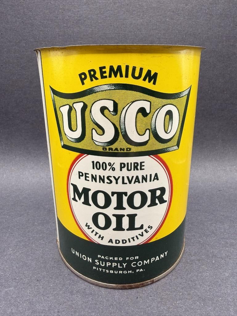 USCO Oil Can: Quart, empty