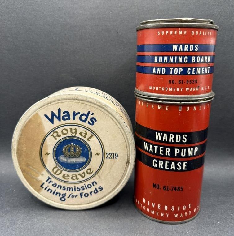 Wards Oil Can Lot: All empty