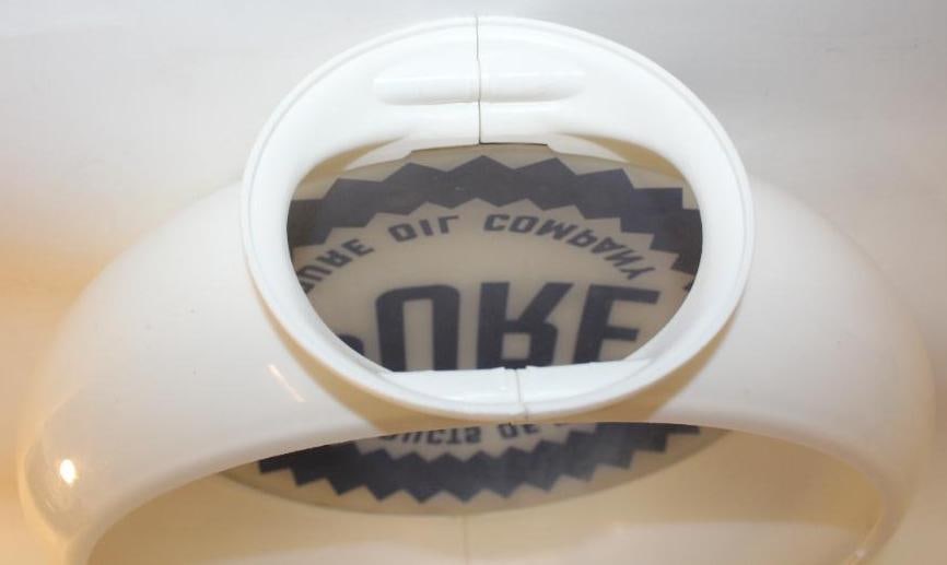 13.5" Pure Oil Company Globe Lens on Capco Body - 10