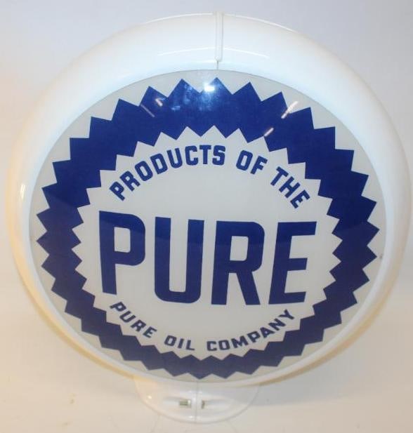13.5" Pure Oil Company Globe Lens on Capco Body - 8