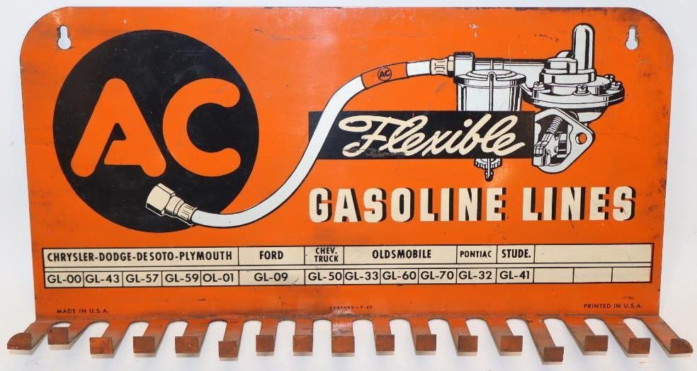 AC Flexible Gasoline Lines Advertising SST Rack Sign (1 of 7)