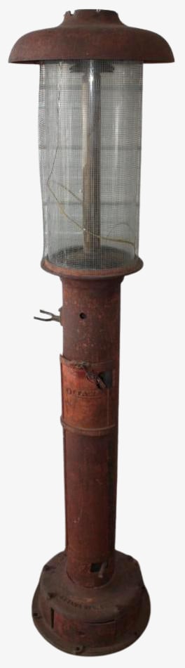 1925 Ottowa Ten Gallon Visible Stove Pipe Gas Pump with Glass Cylinder (1 of 16)