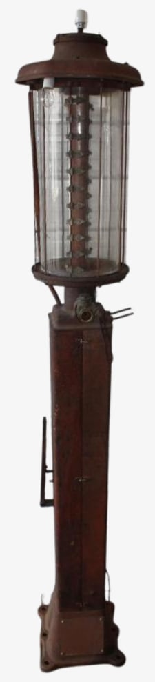 1924 Bowser C-111 Ten Gallon Visible Gas Pump with Glass Cylinder (1 of 14)
