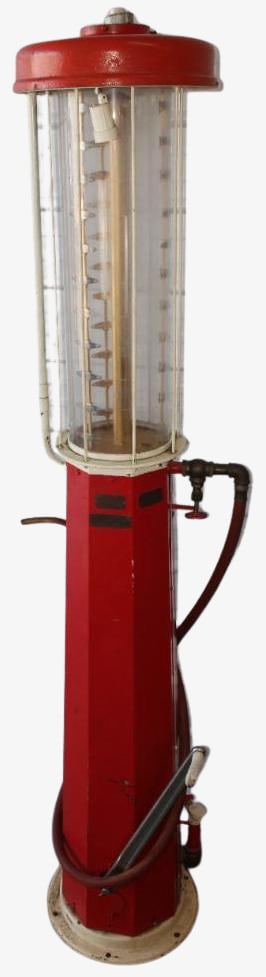 Guarantee Liquid Measure Fry Model 8 Tall Ten Visible Gas Pump (1 of 18)