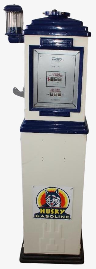 Tokheim Model 34 Gas Pump Restored to Husky Gasoline (1 of 20)