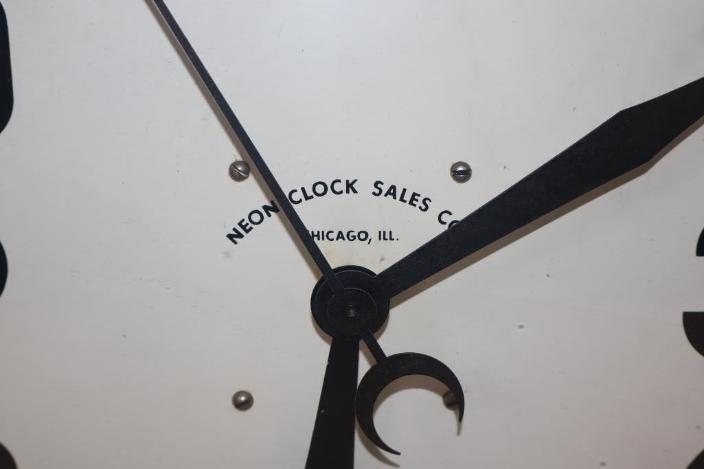 Neon Clock Sales Co. Chicago Neon Clock - 5