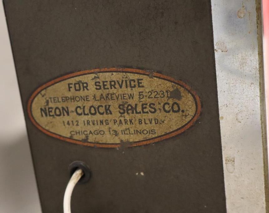 Neon Clock Sales Co. Chicago Neon Clock - 9