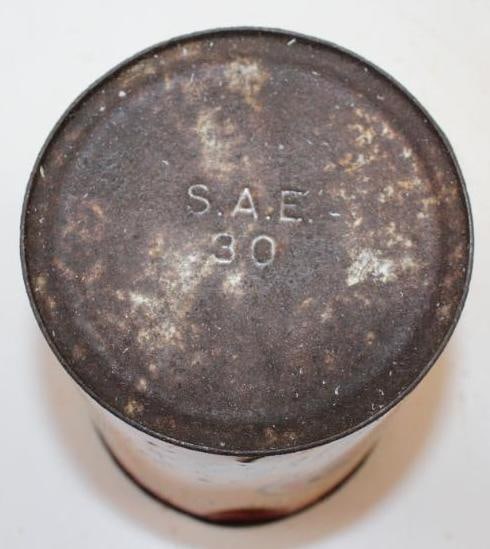 Early Indian Motorcycle Metal One Quart Oil Can - 6