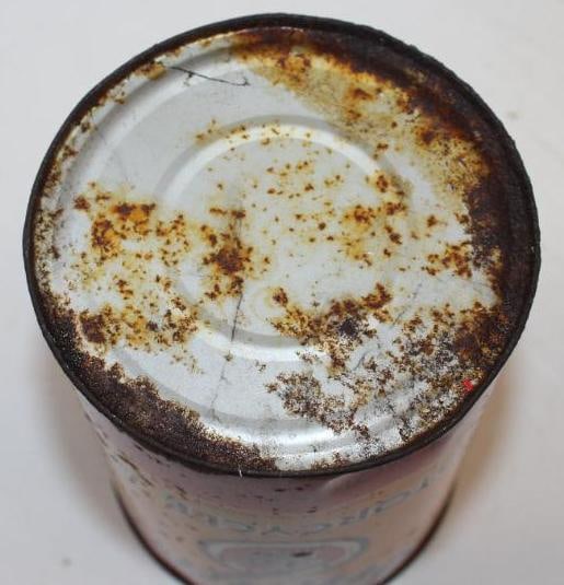 Early Indian Motorcycle Metal One Quart Oil Can - 7