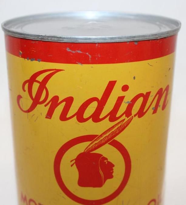 Indian Motorcycle Metal One Quart Oil Can - 2