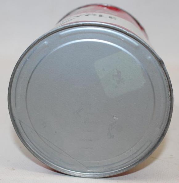 New Indian Premium Motorcycle Oil Metal One Quart Oil Can - 8
