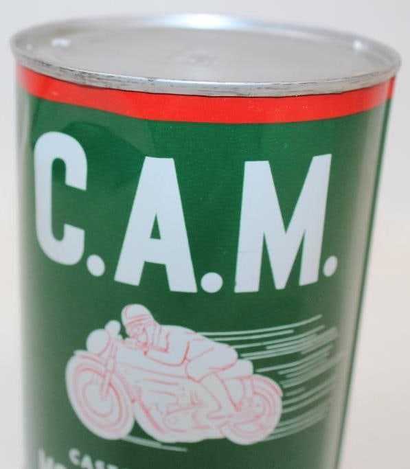 C.A.M. Indian Motorcycle Metal One Quart Oil Can - 5